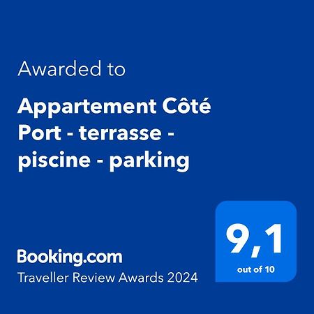 Cap'Nomad Studio Cote Port - Terrasse - Piscine - Parking 阿格德 外观 照片