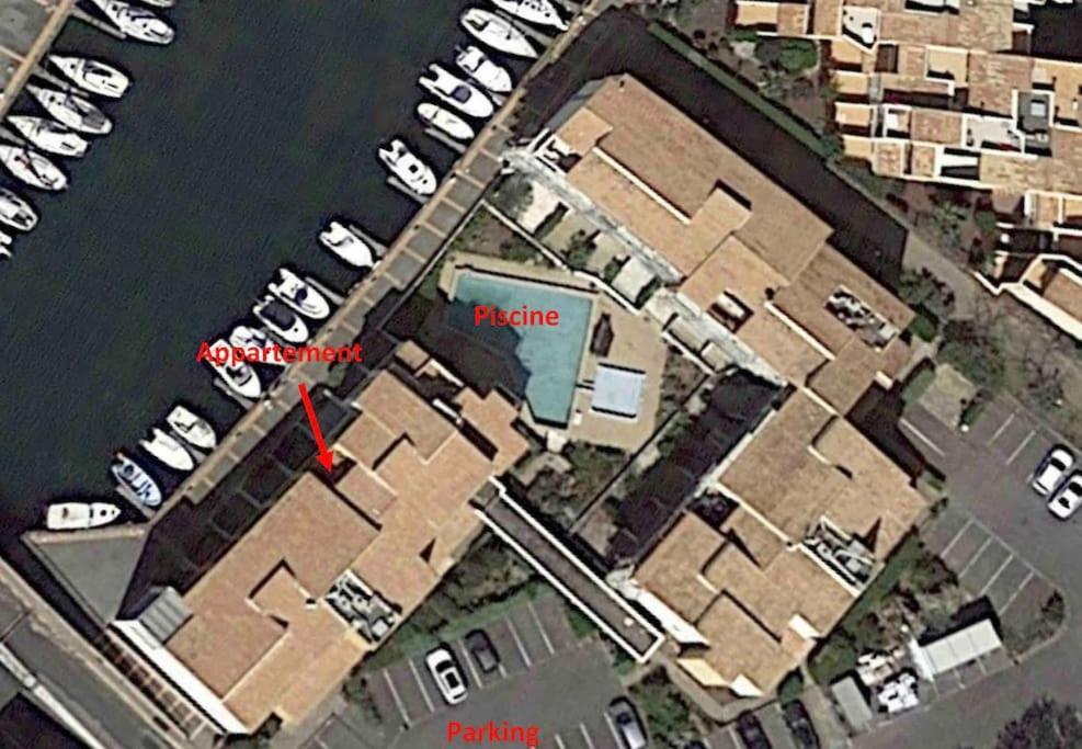 Cap'Nomad Studio Cote Port - Terrasse - Piscine - Parking 阿格德 外观 照片